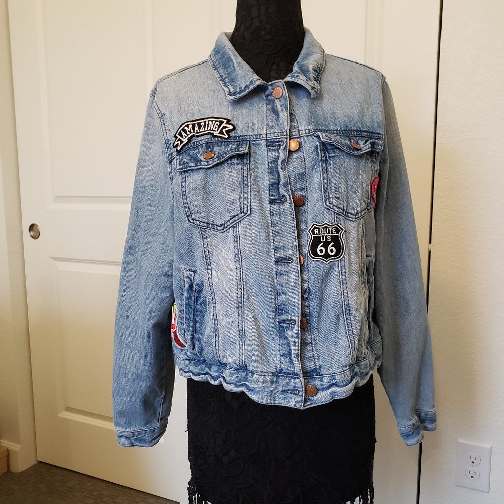 Forever 21 + Demin Jacket with Patches